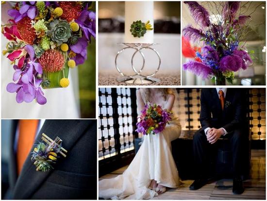 photo of Bright, Vibrant Florals for your Modern Wedding by La Petite Fleur
