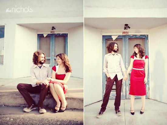 photo of Rock 'n Roll Bride: Edgy Engagement Photo Shoot