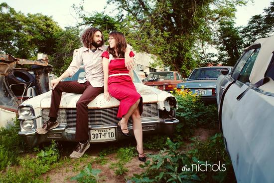 photo of Rock 'n Roll Bride: Edgy Engagement Photo Shoot