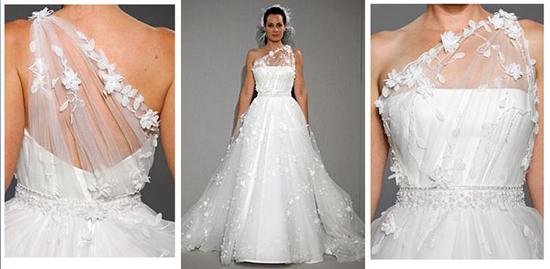photo of Bride Chic: Elegant Asymmetrical Wedding Dresses