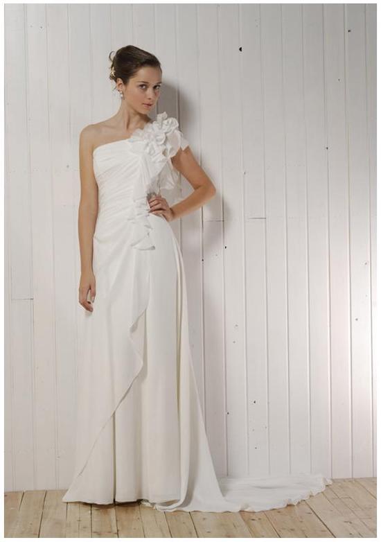 photo of Bride Chic: Elegant Asymmetrical Wedding Dresses
