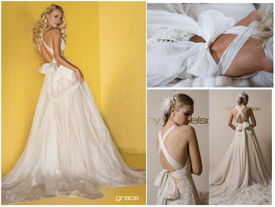 photo of Two Heavenly Wedding Dresses from Amy Michelson