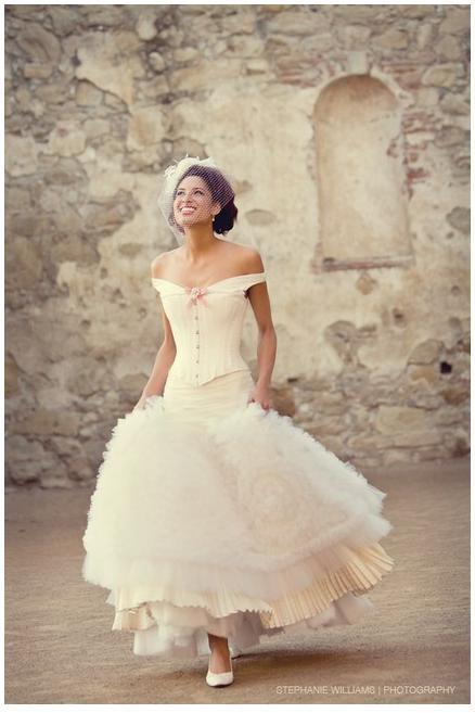 photo of Bride Chic:Wedding Dress Inspiration with a Corseted Twist