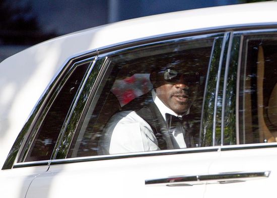 photo of Michael Jordan Wedding Groom Exit