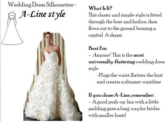 photo of Wedding Dress Silhouettes: A-Line style