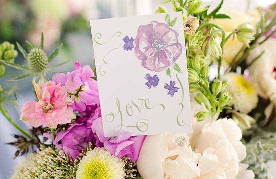 photo of Lavender Calligraphy