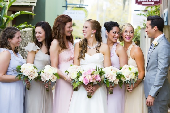 Florida wedding bridesmaids plus bridesman