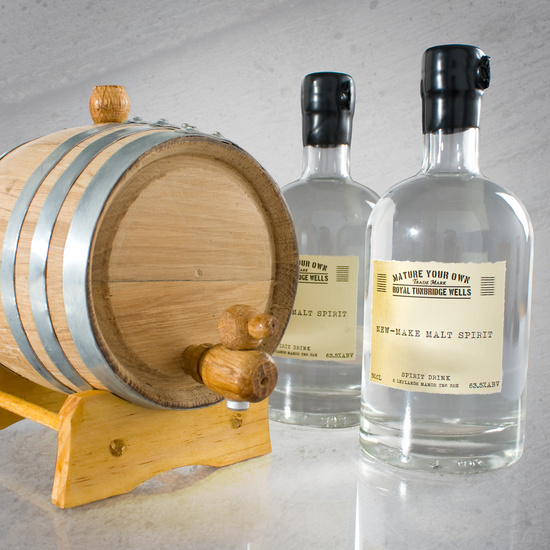 photo of mature your own whiskey kit grooms gifts