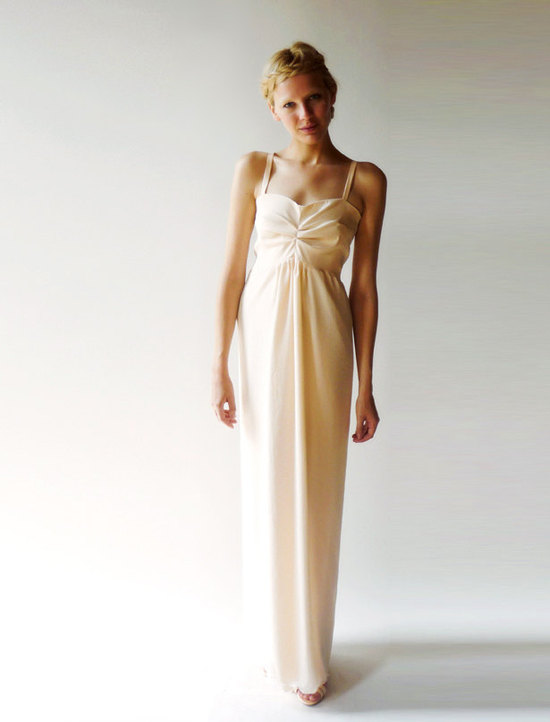 photo of Empire sheath wedding dress by Dahl