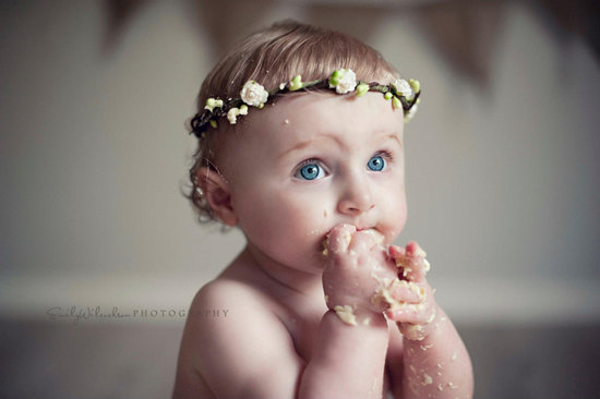 Bohemian floral crown for flower girl