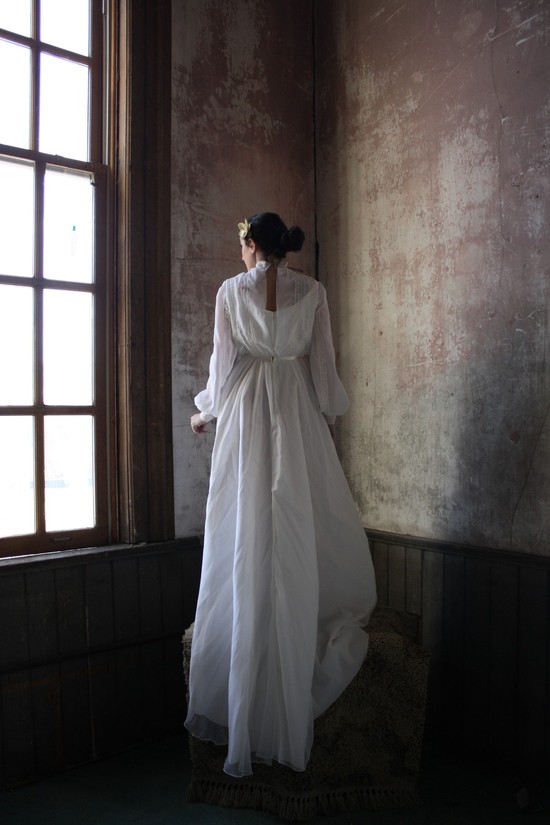 photo of Gatsby vintage wedding dress