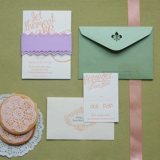photo of Marie wedding invite via Wedzu