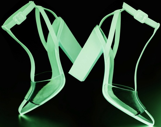 glow wedding shoes by alexander wang