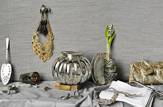 bhldn wedding decor ideas reception table silver gold