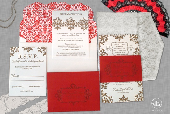 photo of Lela New York - couture wedding invitations and stationery