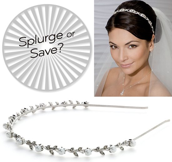 photo of Splurge Vs. Save: Bejeweled Bridal Headbands