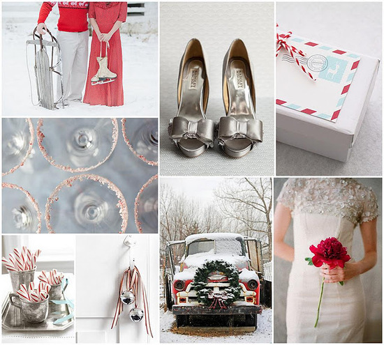 photo of Sparkling Winter Wedding Inspiration