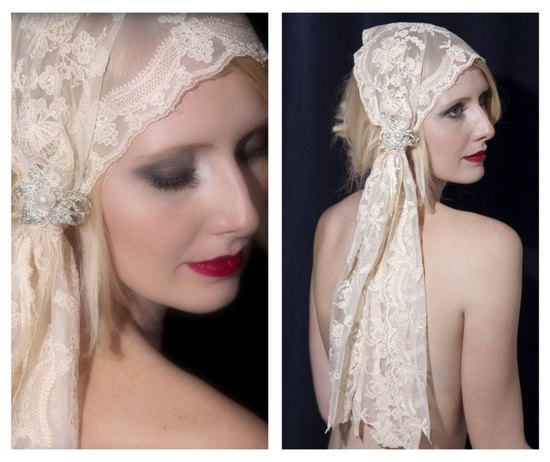 photo of Eternal Stardust bridal veil by Ciara Obscura