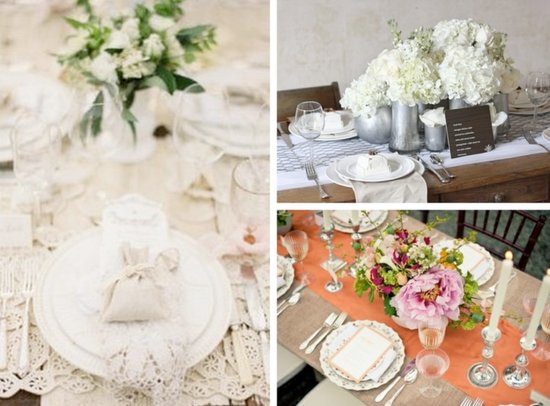 romantic wedding reception decor centerpieces vintage wedding style
