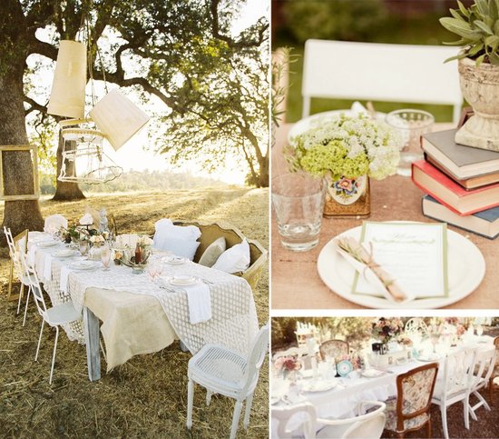 photo of Gorgeous Tabletops for Your Vintage Wedding