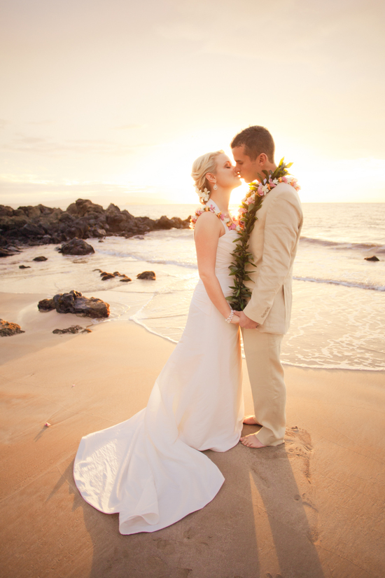 photo of Exotic Beach Wedding in Maui