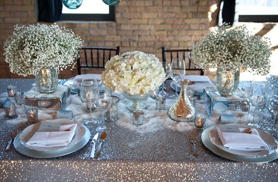 photo of Winter White Wedding Flowers