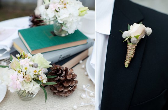 photo of Winter White Wedding Flowers