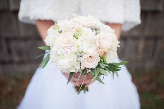 photo of Winter White Wedding Flowers