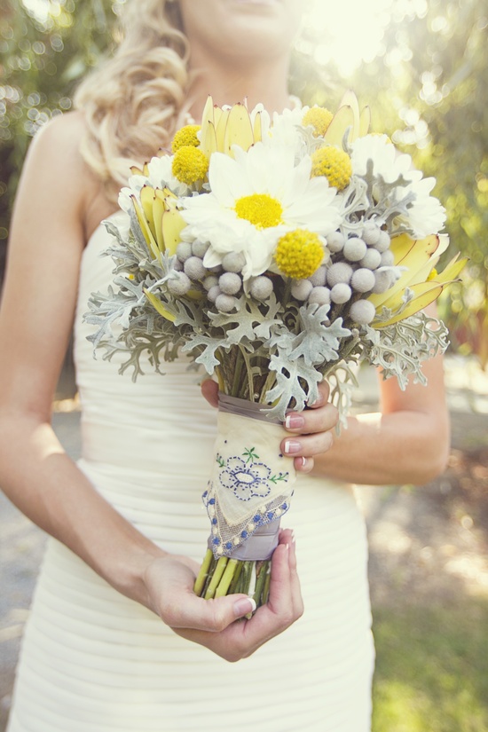 photo of Yellow and Grey Fall Wedding in California