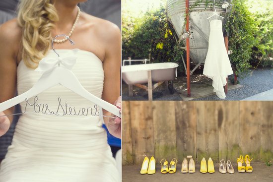 photo of Yellow and Grey Fall Wedding in California