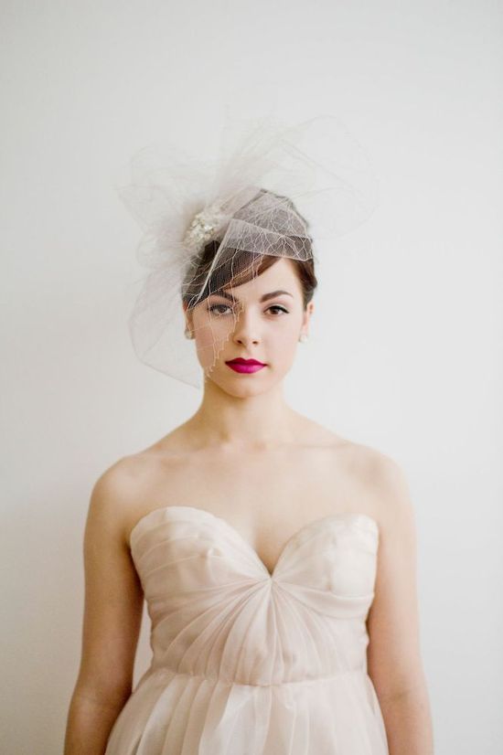 photo of Statement wedding headpiece by Emici Bridal