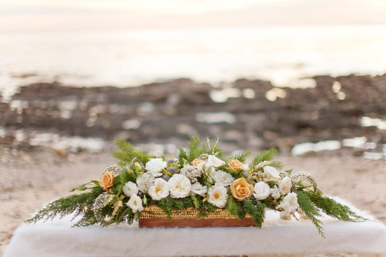 photo of Winter Wedding Elopement on the Beach