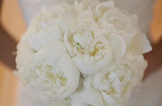 au elegant rustic real wedding peony bridal bouquet
