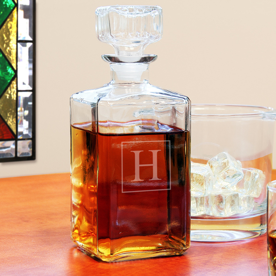 photo of Personalized Glass Whiskey Decanter