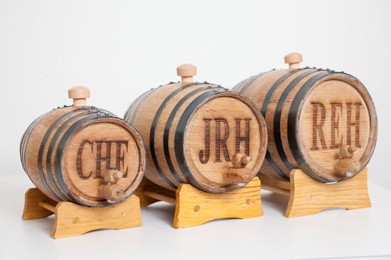 photo of Mini Bourbon Whiskey Barrels