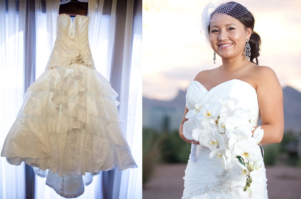 Real-las-vegas-wedding-mermaid-wedding-dress-birdcage-veils.full