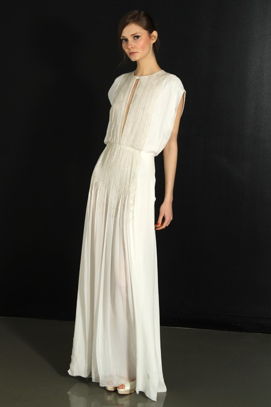 photo of J. Mendel wedding dress, Fall 2012- 5