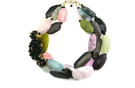 Statement wedding necklaces- multicolor