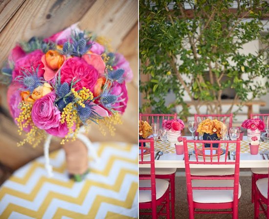 photo of Vibrant Summer Wedding Inspiration