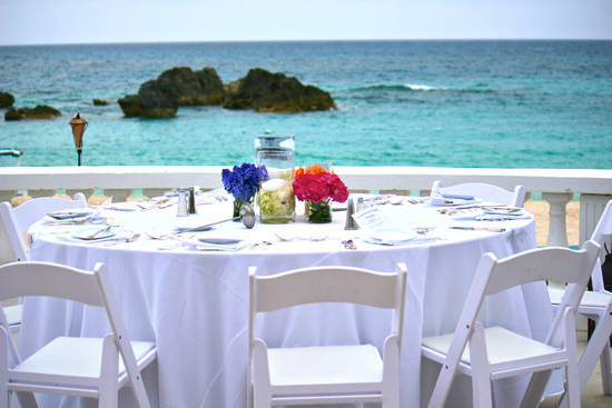 Destination Weddings in Bermuda - Reception on the water