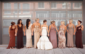 photo of Mix n Match Bridesmaid Style: Inspiration for Your I Do's!