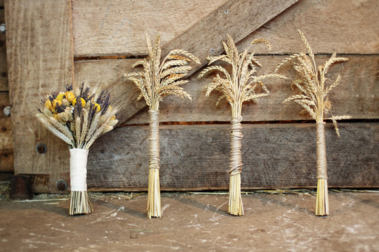 photo of Country Chic Bridal Bouquets