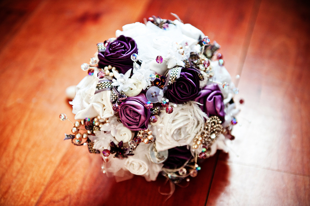 Purple-ivory-brooch-bouquet-unique-wedding-flowers.full
