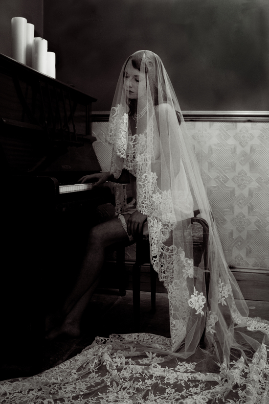photo of ANN GUISE Silk Wedding Veils