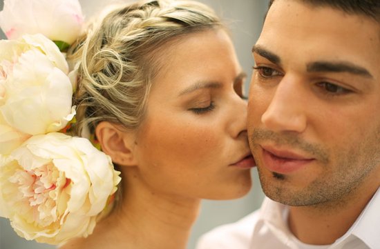 Braided wedding hairstyle