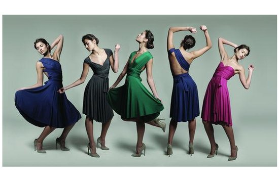 photo of Convertible, Versatile Bridesmaids' Dresses