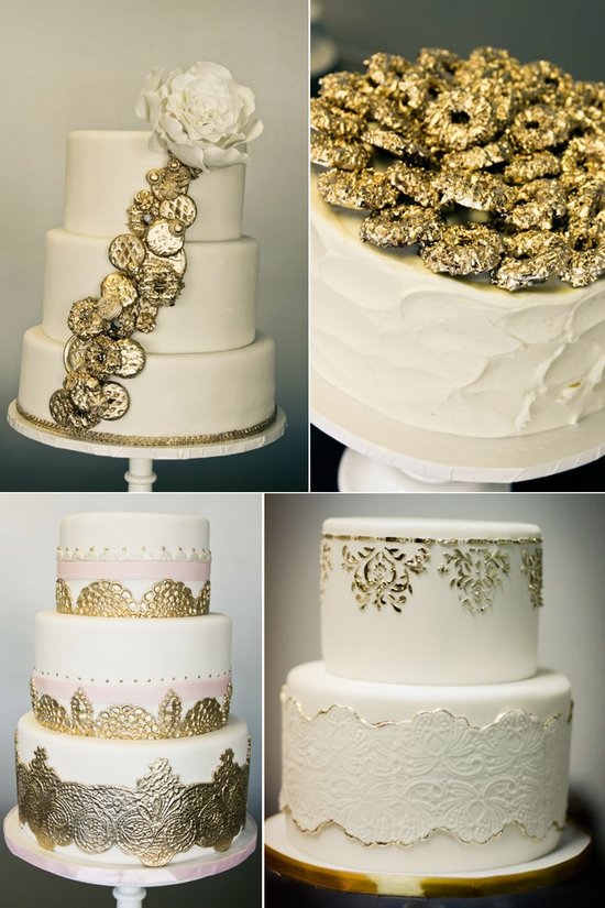 photo of More Metallic Wedding Inspiration for Your Sparkly I Do's