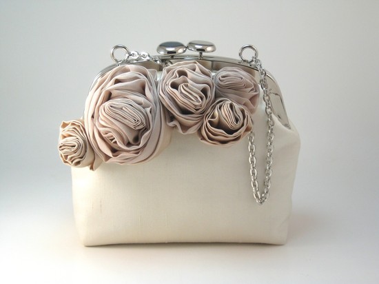 photo of Roses and Roses bridal clutch by Davie and Chiyo