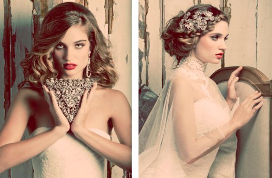 photo of Beautiful Maria Elena Wedding Headpieces and Jewelry