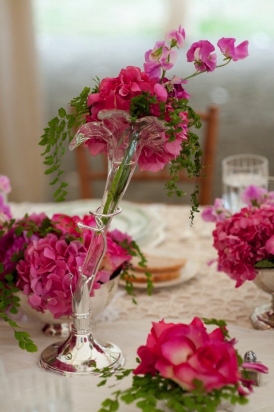photo of Whimsical Wedding Colors: Deep Purple + Hot Pink